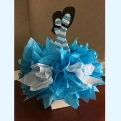 Alice In Wonderland upside down table center piece