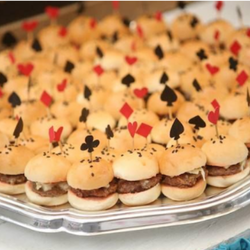 Alice In Wonderland mini burgers